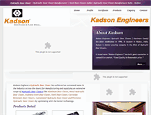 Tablet Screenshot of kadson.co.in